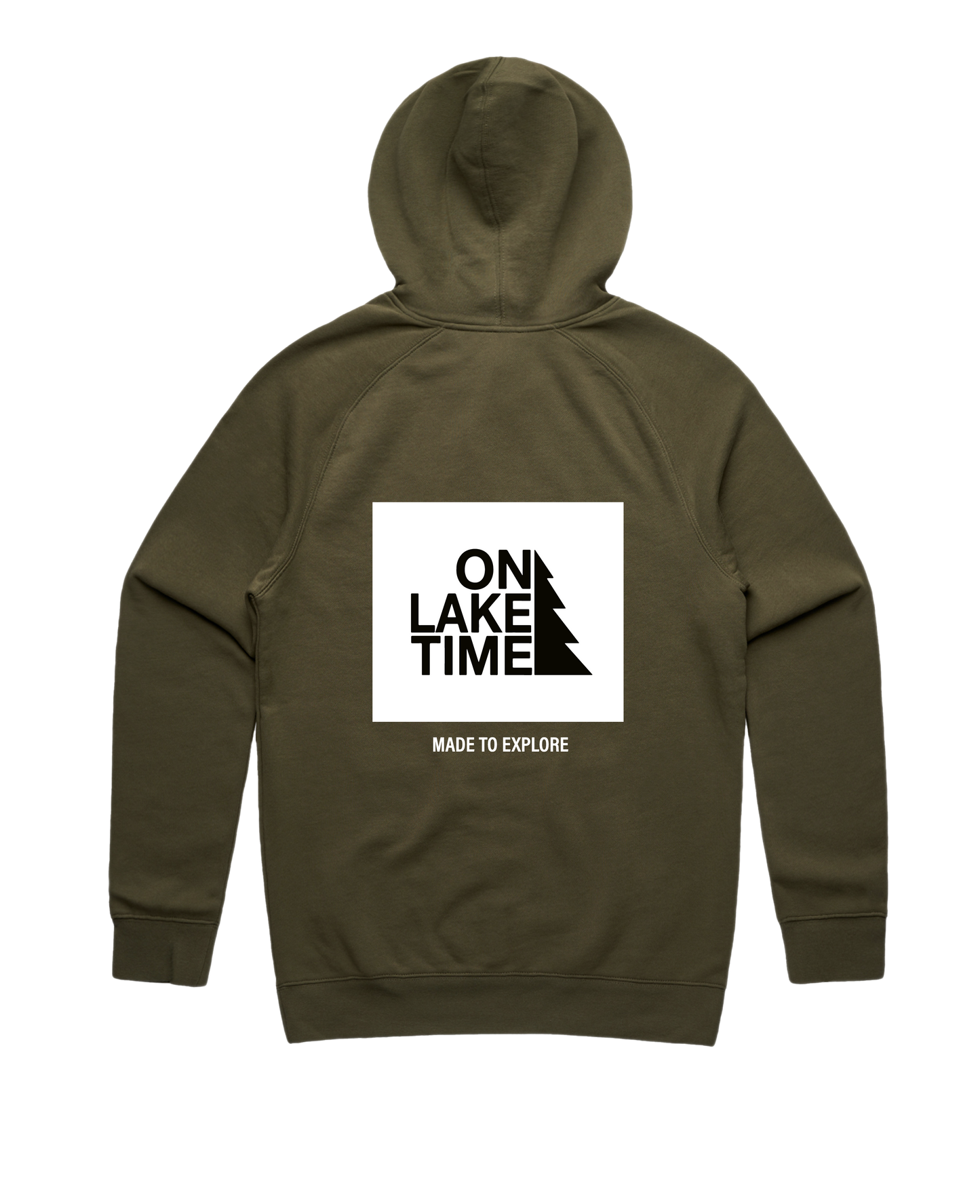 OnLakeTime Box logo - Hoodie - Explr